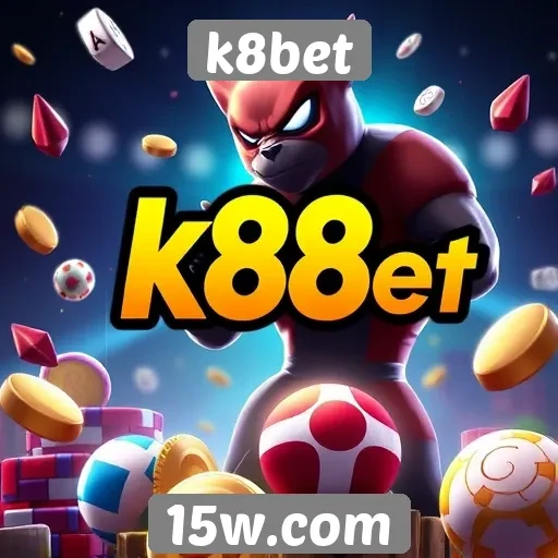 Variedade de jogos disponíveis na plataforma k8bet